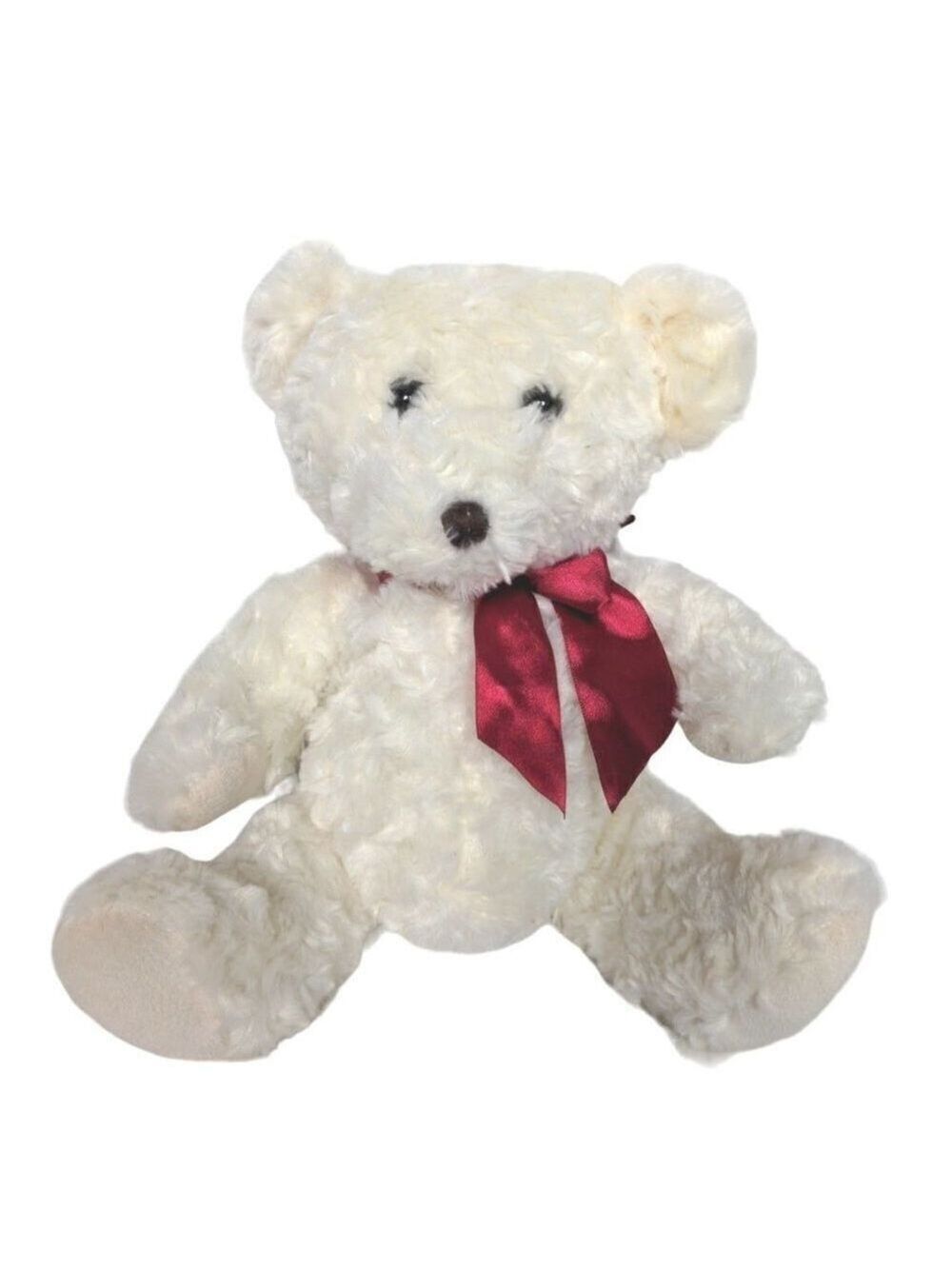 Dan Dee White Bear Plush Stuffed Animal 11.5 Inch